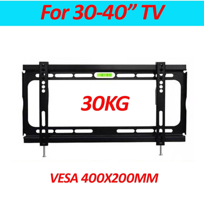VESA 400x200 pour 10 pouces à 40 pouces LCD LED PLASMA tv support mural support de montage