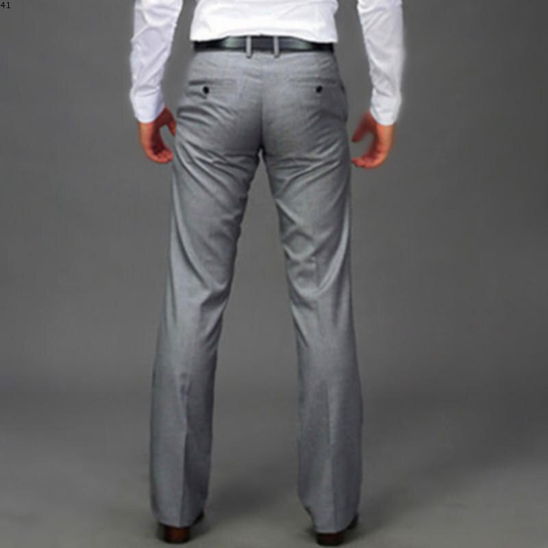 Broek Mannen Micro-Flare Broek Koreaanse Professionele Slijtage Pak Broek Mannen Zakelijke Broek Pak Broek