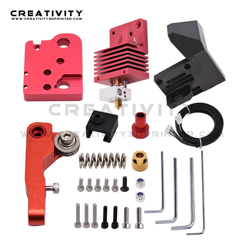 Hotend – kit d&#39;extrudeuse directe tout en métal 12V/24V MK8, alimentation facile, pause-chaleur spéciale pour Ender 3/Ender-3V2/CR-10: Default Title