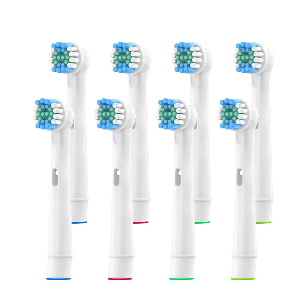 4/8/12 stk børstehoveder til oral-b elektrisk tandbørste passer fremad power / pro health / triumph /3d excel / vitalitet præcision ren: 8pc