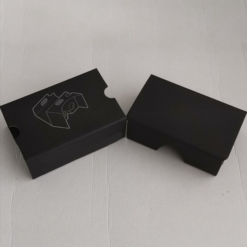 Vr-papieren bril voor google vr-papieren doos voor google 3d papieren doos tweede generatie virtual reality-bril