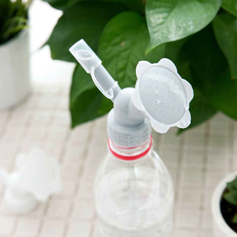 2 in 1 kunststof sproeikop voor bloemenwatergevers, flesgieters, sproeier voor water voor blikken, tuin