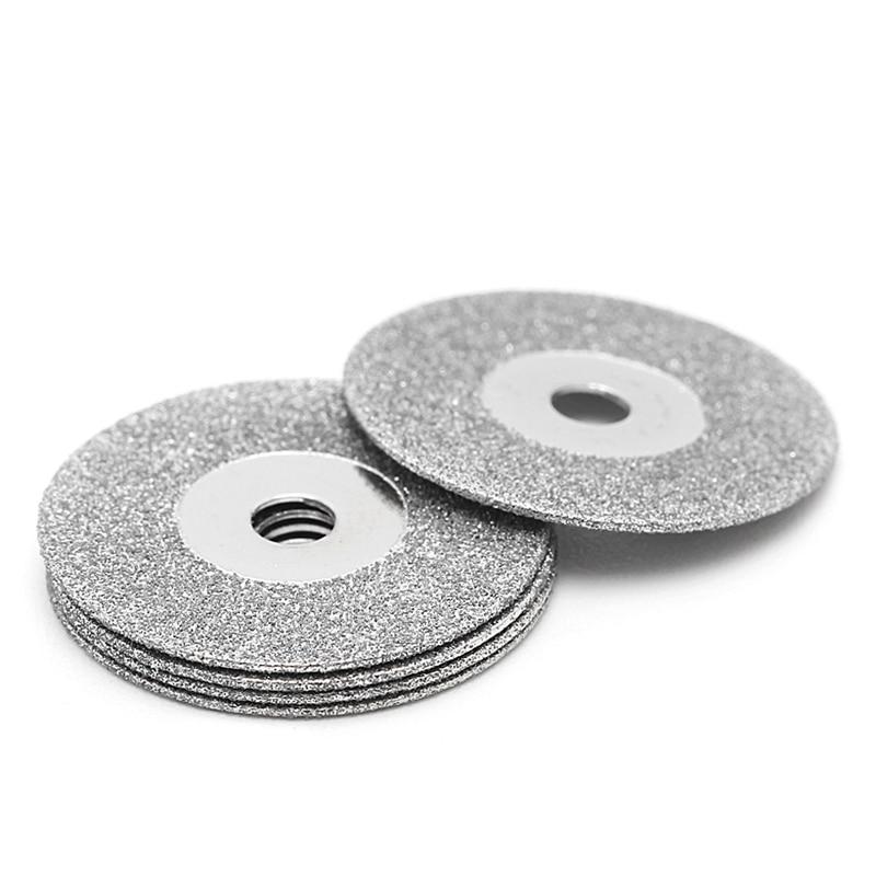 5pcs 50mm Diamonte Cutting Discs Drill Bit Shank For Rotary Tool Blade
