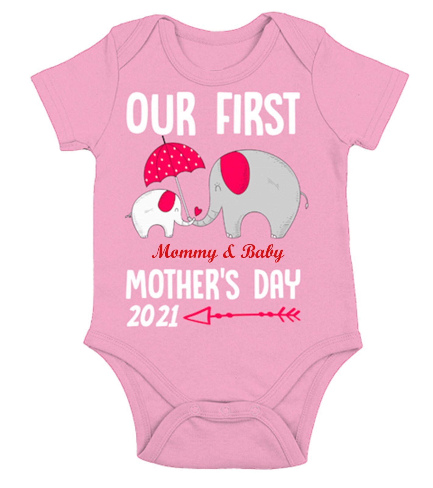 Baby-Overall mit elefanten- und buchstabenprint, kurzarm, lässige sommerkleidung für jungen und mädchen zum muttertag