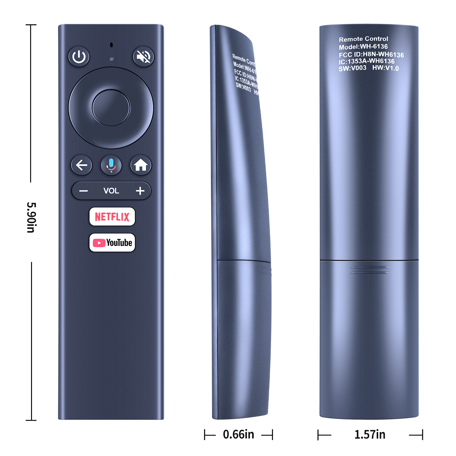 Remote control for Dynalink Android TV Box WH-6136