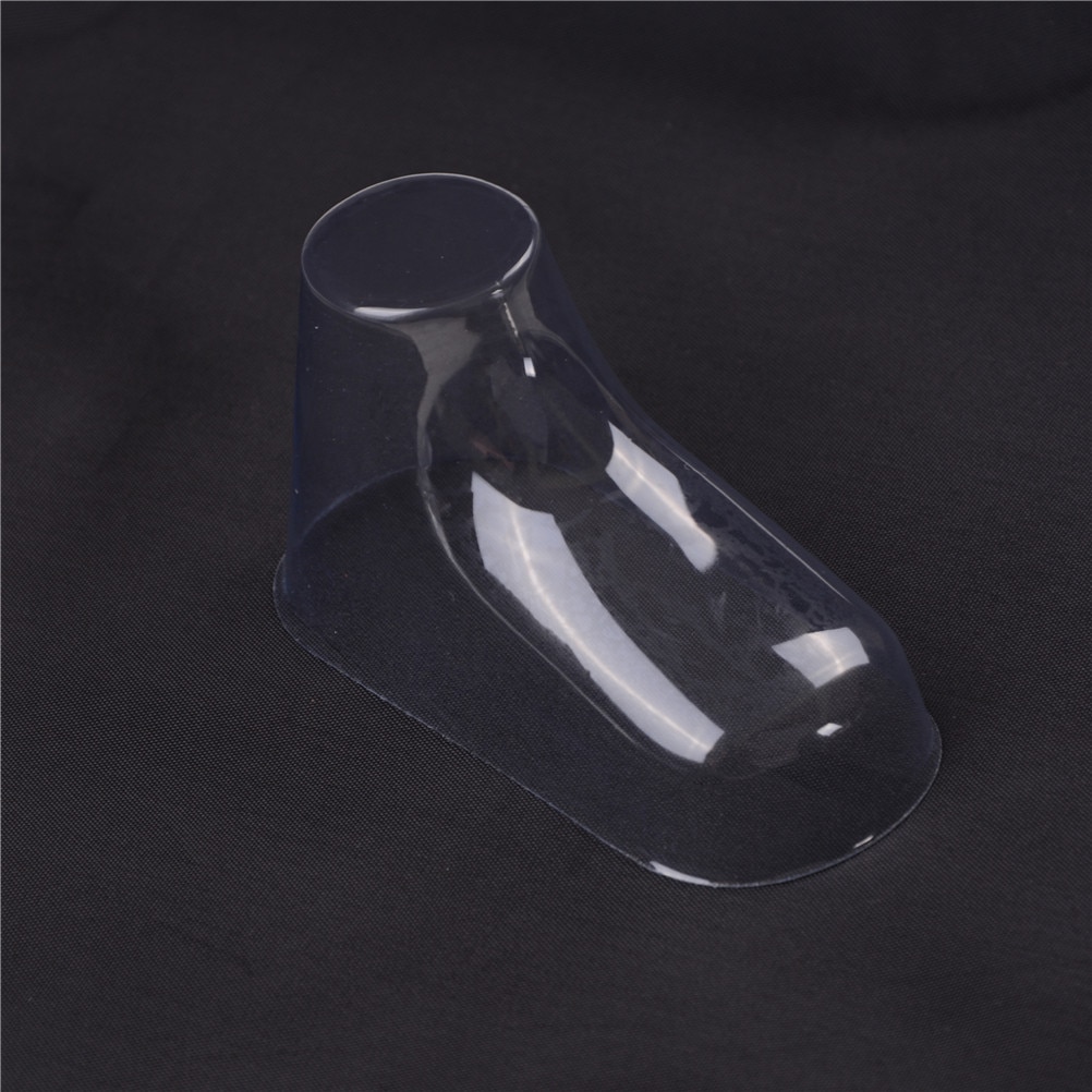 20 stks/partij Plastic Transparante Voet Model Sok Mallen Pasta Baby Fondant Booties Mal Extrusie Display Schoen Verpakking 9cm