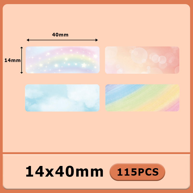 1 Rolle Bluetooth-Etikettendrucker Thermo-Etikettendrucker für MarkeID P15/P12 Phomemo D30 mit selbstklebendem Etikettenband Heimat Sekretariat: Burgunderrot