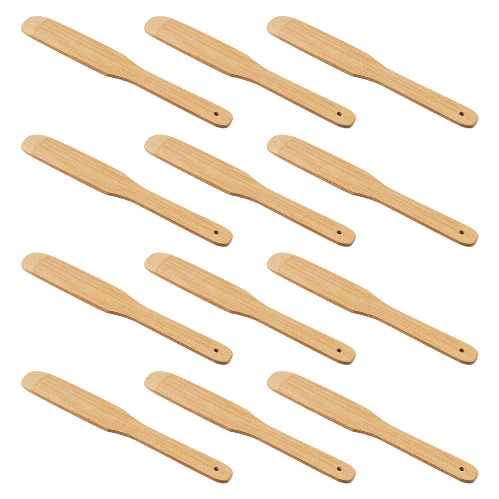 6 Pcs Spoons Wonton Stuffing Spoon Dumpling Filling Spoon Dumpling Stuffing Spoon Wonton Filling Spoon for Home Hotel: Log color 12