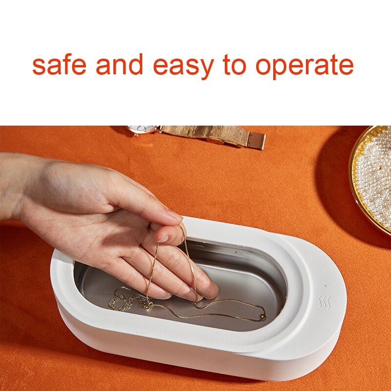 Digital EraClean Ultrasonic Cleaner 45000Hz High Frequency Vibration Wash Cleaner Washing Jewelry Glasses Watch Cleaning Machine