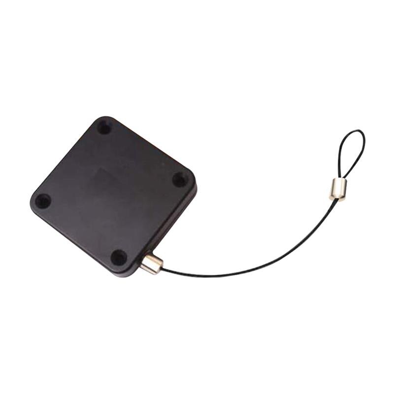 Automatic Sensor Door Closer Home Front Door Sliding Gate Retractable Telescopic Closer: black