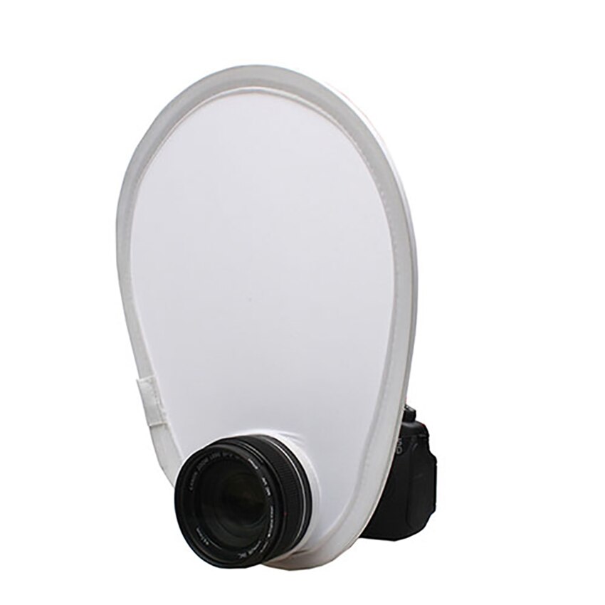 Flash Diffuser Reflector White Flash Diffuser Softbox 30cm Portable Flash Reflector with Storage Bag for Speedlite