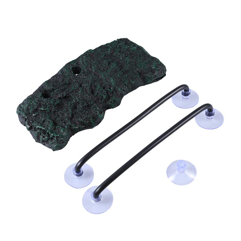 1pc Turtle Dock Basking Platform Floating Turtle Pier With Suction Cups Turtle Supplies(Approx. 20 X 9 X 2 Cm)