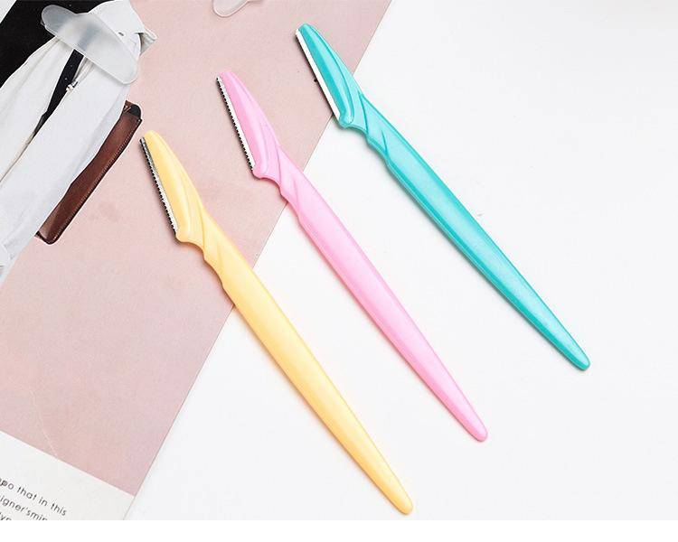 3Pcs/Set Portable Tinkle Eyebrow Trimmer Hair Remover Set Eye Brow Shaver For Makeup Cosmetic Kit Stainless Steel Cutting Tools