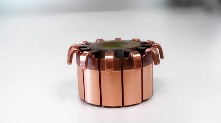 8x23x16mm 12p miedziany mikro silnik komutator komutator TP1201B