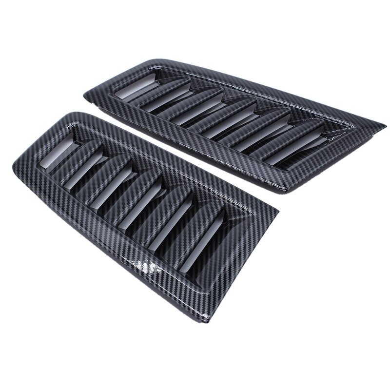 2Pcs Car Front Engine Hood Bonnet Vents Louver Hood Air Outlet Universal for Ford Focus MK2 ST for Mustang
