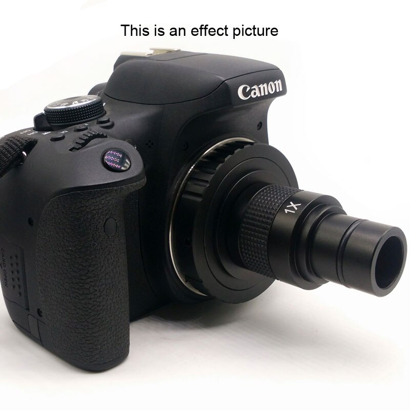 Adaptador de cámara SLR a c-mount, anillo adaptador de transferencia réflex de lente única para conectar microscopio y cámara Canon Nikon SLR