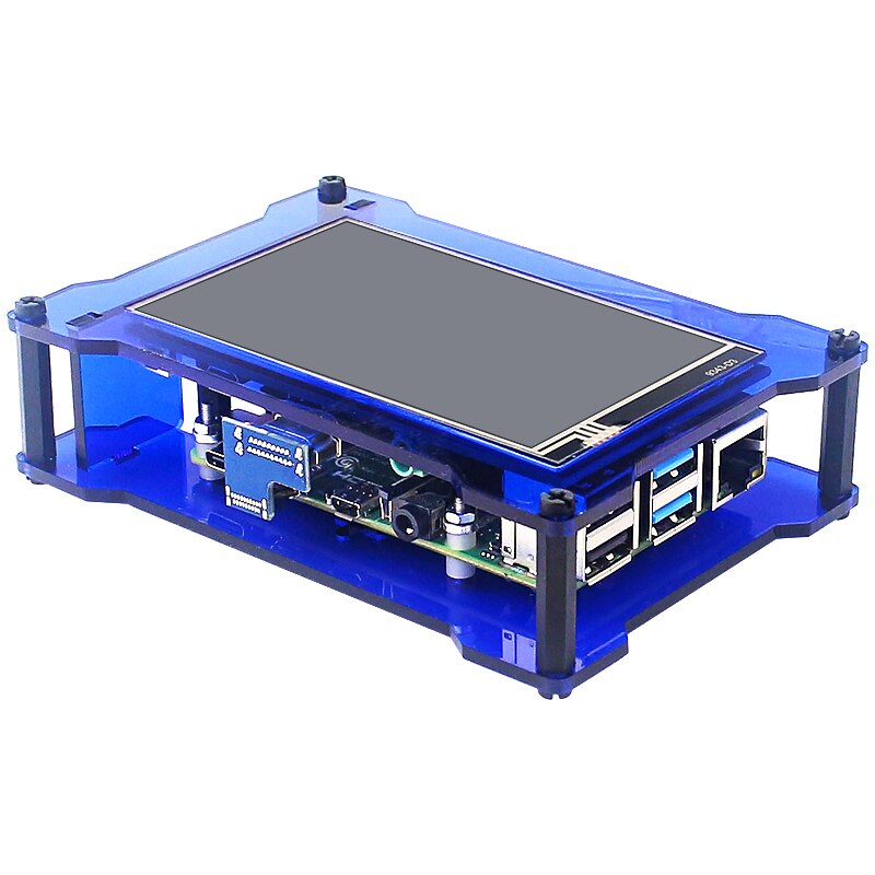 Acryl Case Voor Raspberry Pi 4 Inch Lcd Hdmi-Compatibel Touch Screen Alleen Voor Onze Winkel &#39;S Screen