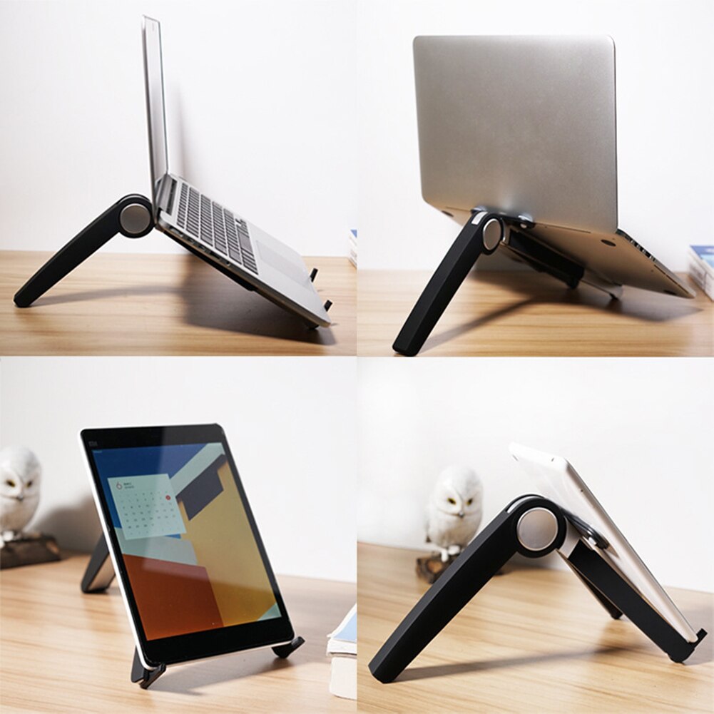 Bärbar hopfällbar bärbar bärbar dator bärbar dator surfplatta hållare stativ monterad skärm riser fäste surfplatta hållare för macbook