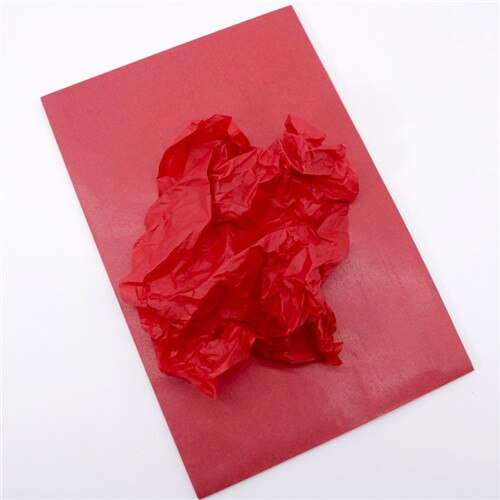 100Sheet/set A4 Translucent Wrapping Papers Tissue Paper Bookmark Fruit Wrapping Papers Floral Packaging Material: 100pcs Red paper