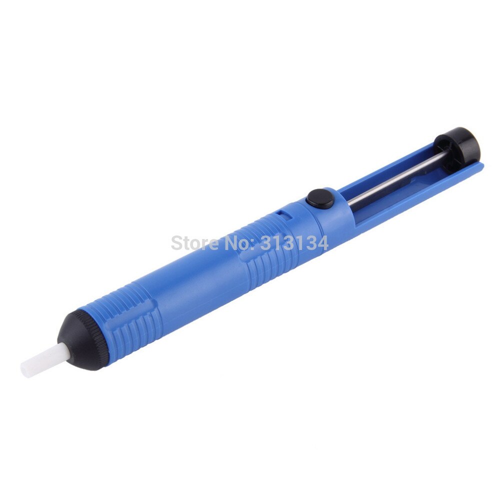 Blue Antistatic Solder Sucker Desoldering Pump Tool Removal Vacuum Soldering Iron Tin Desolder for PCB Electronic Device