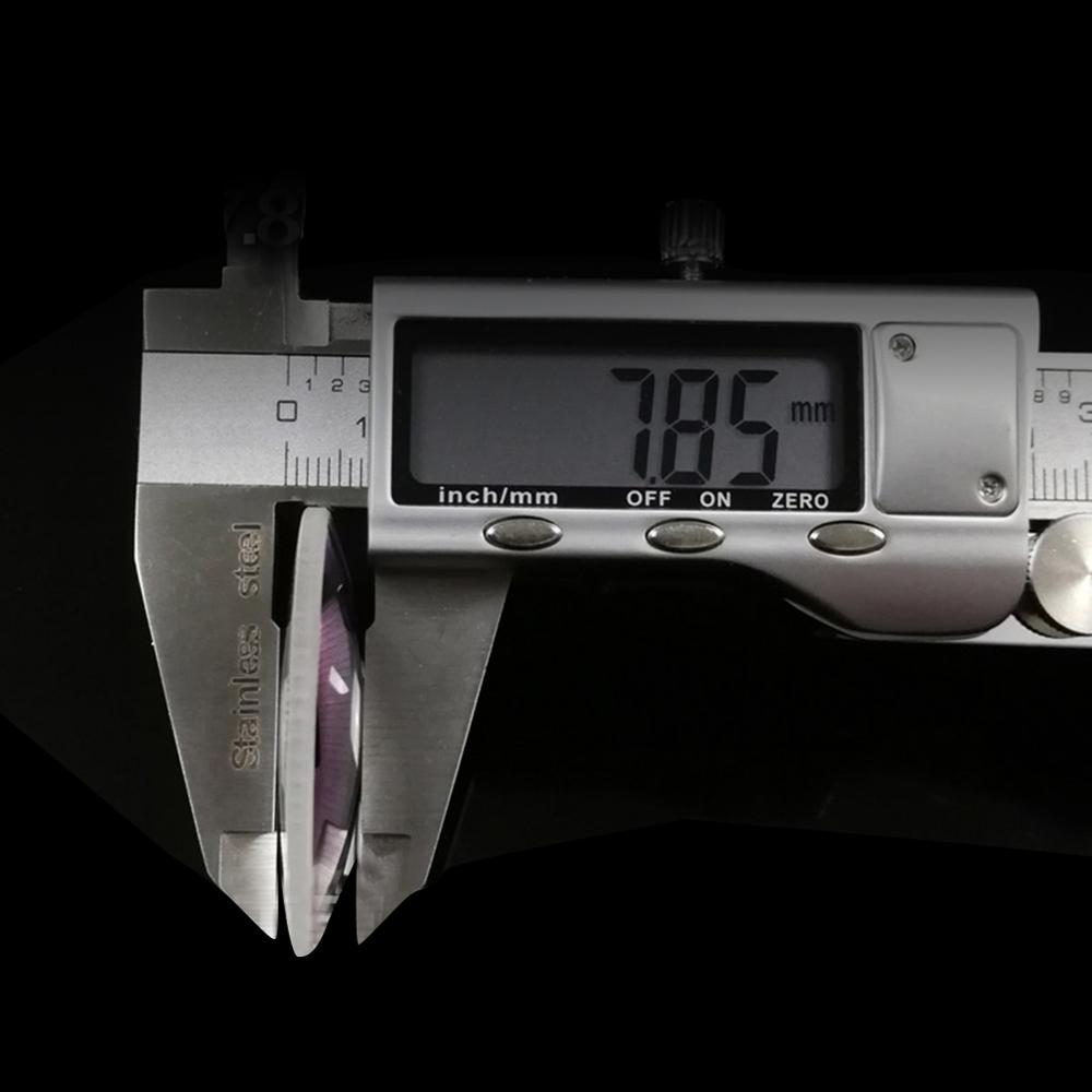 42mm diameter 65mm brændvidde optisk test konveks linse glas optisk instrument triple prisme til sensorer
