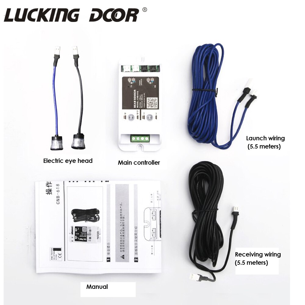 10m electronic Safety Light automatic door safety beam sensor Photoelectric Beam Sensor (Single/double Beam)