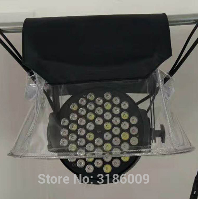 Good 1pcs/lot Led Par Light Rain Cover Use In Rain Snow Coat Beam Moving Waterproof Covers With Transparent Crystal
