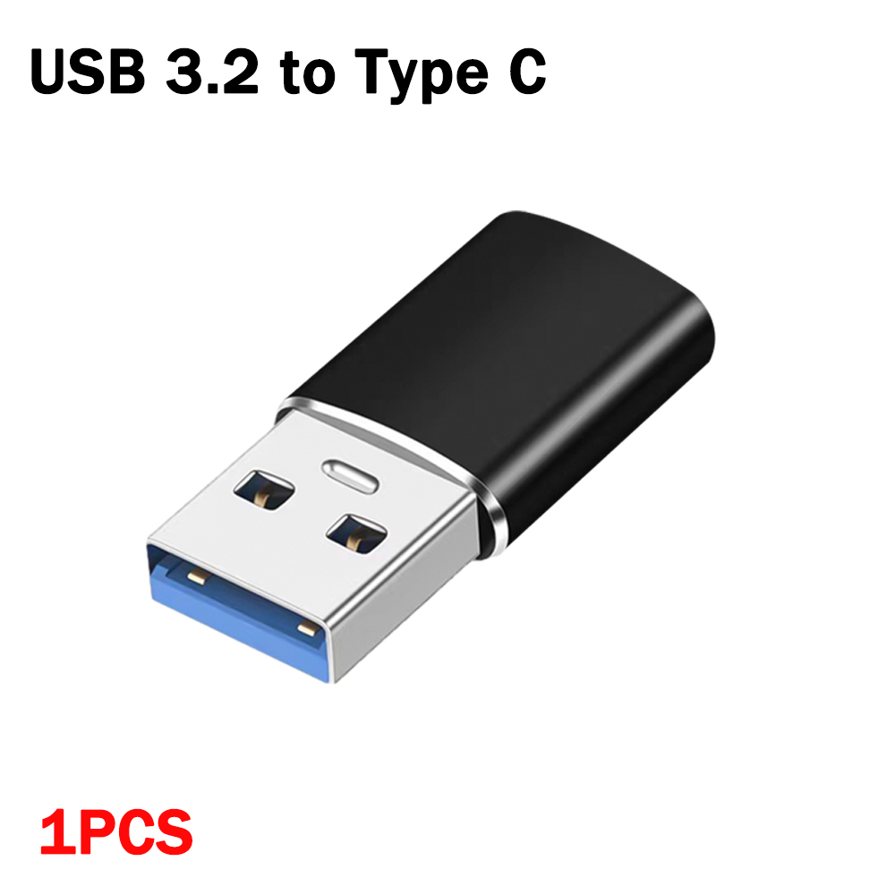 Mobile Phone Adapters USB 3.2 Male To Type C Female Fast Transmission Converters Support for IPhone 15Pro Samsung Laptop Carplay: WHITE