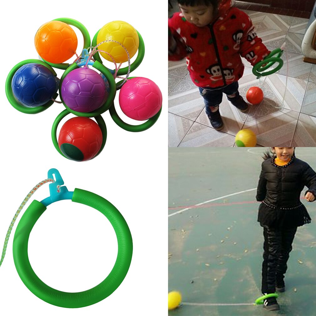 6 färger hoppa boll utomhus kul leksak bollar klassisk hoppa leksak fitness utrustning leksak uppmuntra barn att träna