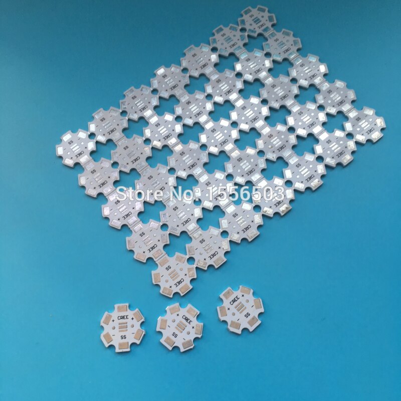 100 PCS CREE XPE 3535 LED Aluminum PCB Board 1W 3W cree LEDs SMD Heatsink plate 20mm empty PCB