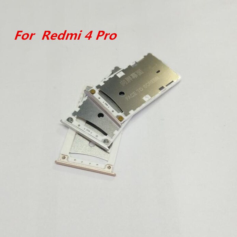 1PCS Nano SIM Card Tray Holder Micro SD Card Slot Holder Adapter for Xiaomi Redmi 4 Pro