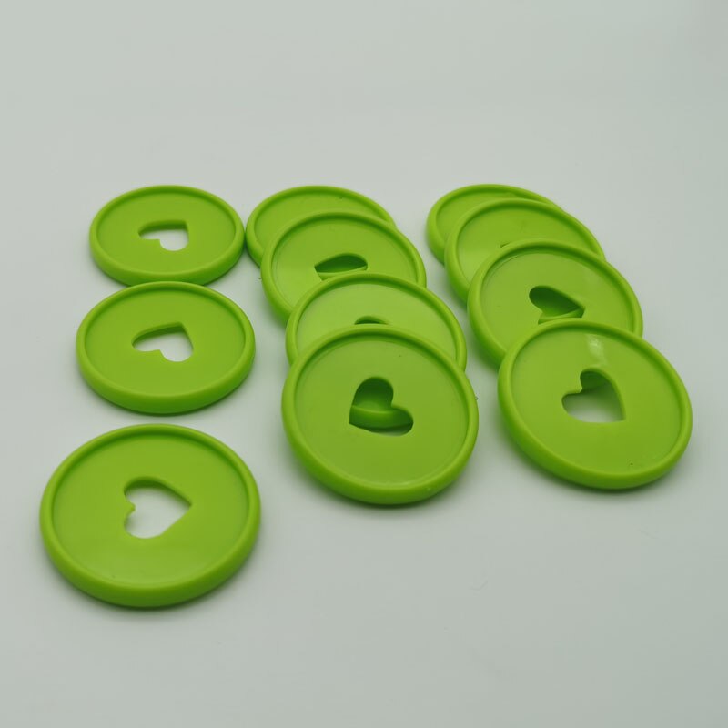 50PCS 35mm Plastic Loose-leaf DIY Notebook Binding Buckle 360 Degree Rotating Disc Buckle Office Learning Binding Supplie: Lavender