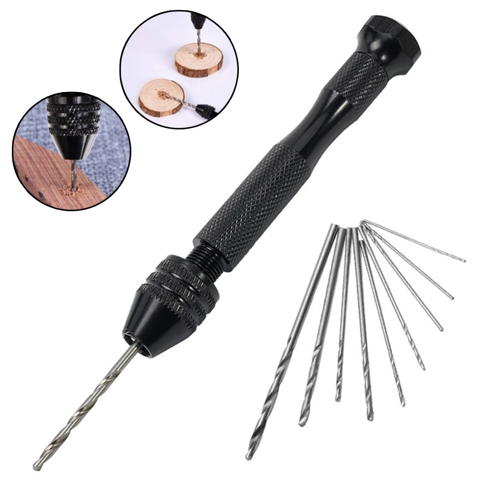 Handboor 0.8mm-3.0mm Boren Set Voor Modellen Hobby DIY Houtbewerking Boren Rotary Gereedschap Handgereedschap set Accessoires