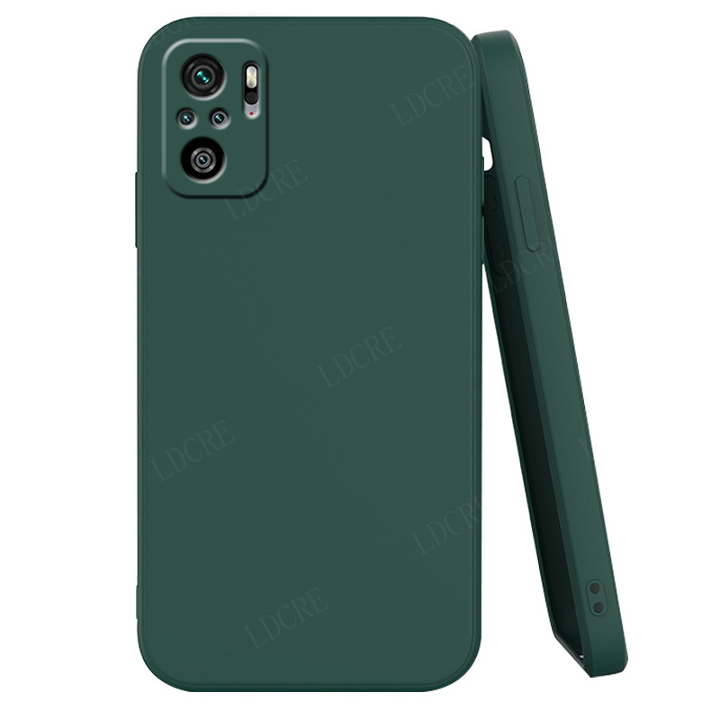 Pour la Couverture Xiaomi Redmi Note 10S Pour Redmi Note 10S Capas Antichoc TPU Étui Souple Pour Redmi Note 10S 10 Pro Fundas: tpu / Noir Vert