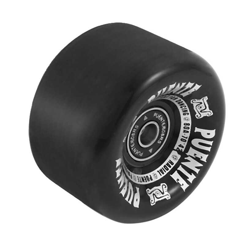 PUENTE Skateboard Truck With 70X42mm Skate Wheels Riser Pad Bearing Hardware Installing For Big Wheels Skateboard