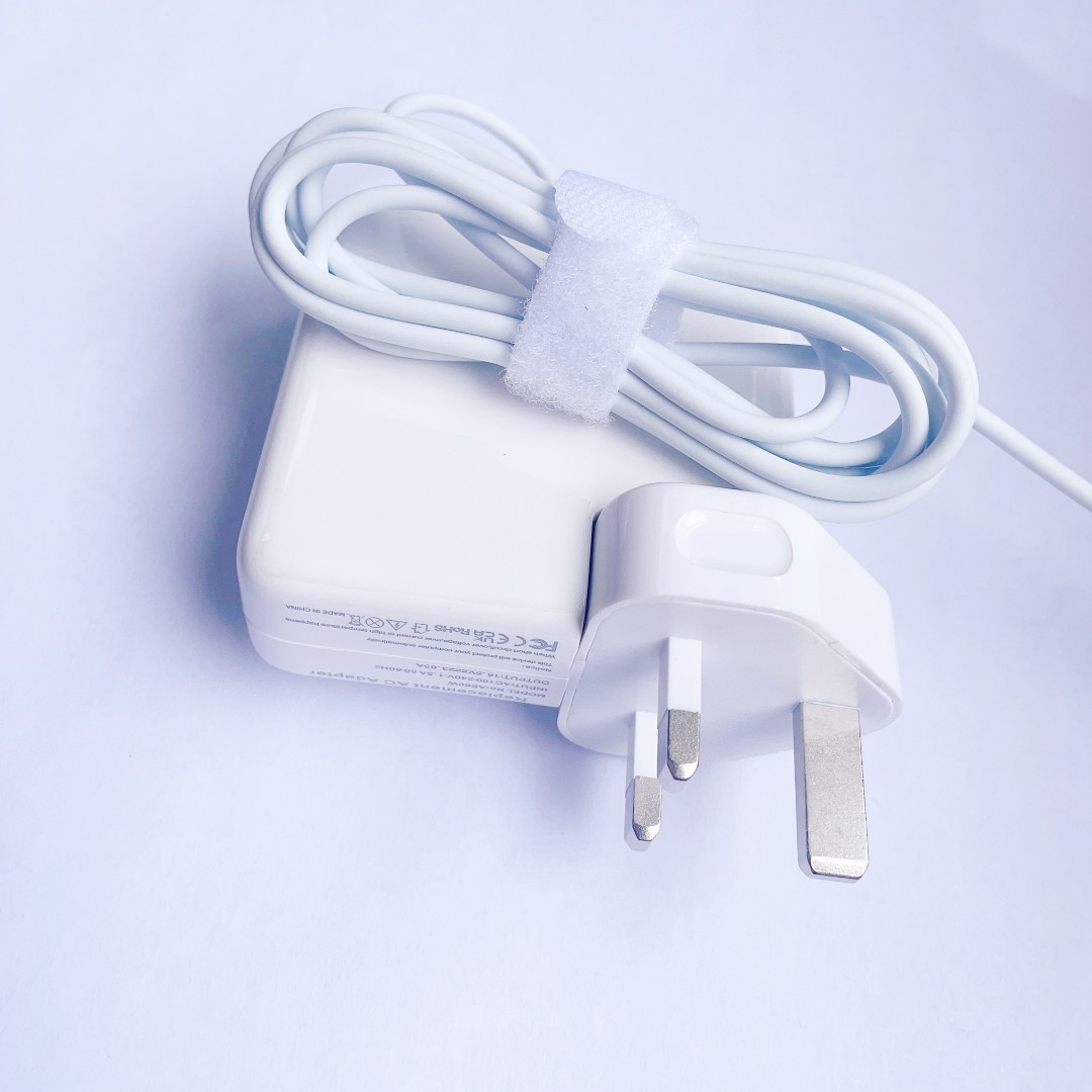 45 W 60 W 85 W Netzteil kompatibel mit MacBook-Ladegerät für MacBook Air Pro Magsaf* 2 1 Magnetisches Netzteil-Ladegerät A1286: WHITE / 0,8 MT