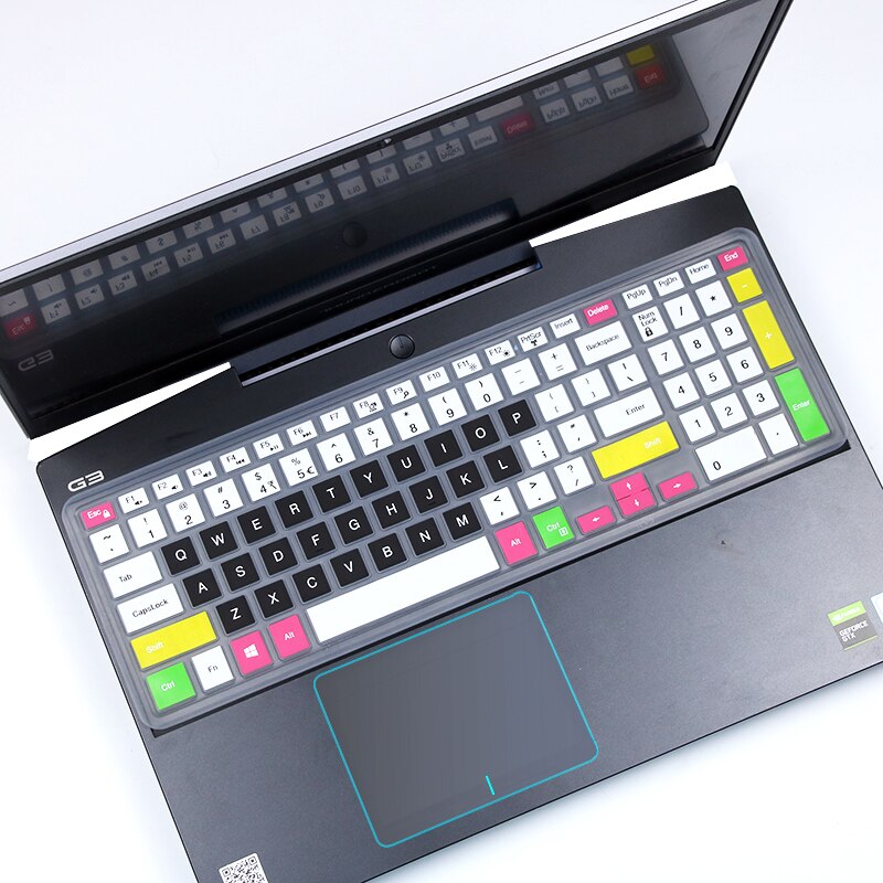 laptop Keyboard Cover Protector For Dell G3 G5 G7 15 Series,15.6" Dell G3 15 3500 3590 3579 G5 5500 5590 G7 17 7590 G7790 17.3": candyblack