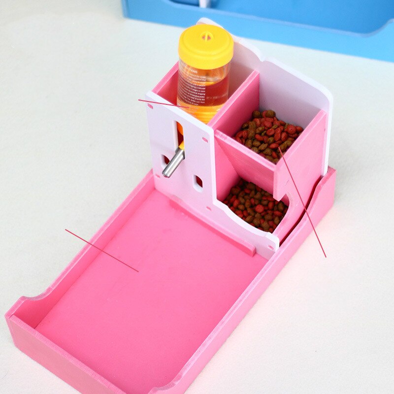 Mini bassin hérisson bouilloire de toilette bouilloire Hamster distributeur d'eau cochon d'inde petit animal de compagnie comprenant la bouilloire d'eau 80ML