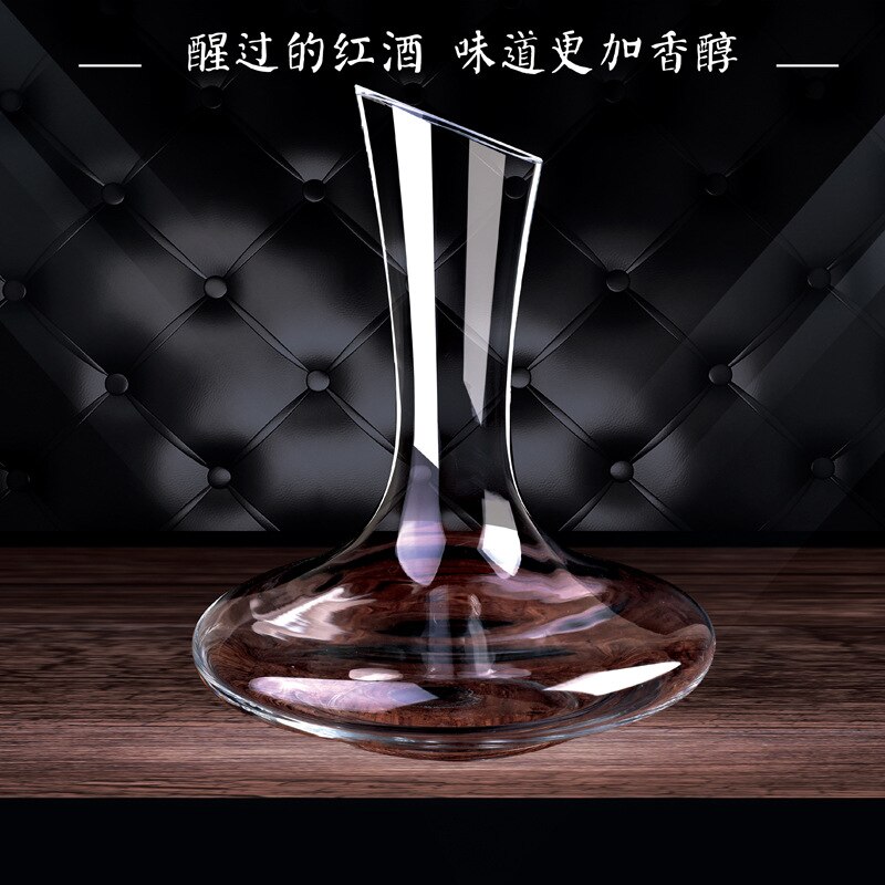 Décanteur fait main sans plomb cristal verre maison rouge vin aérateur vin verre décanteur bouteille vin bouteille verseur barre outil