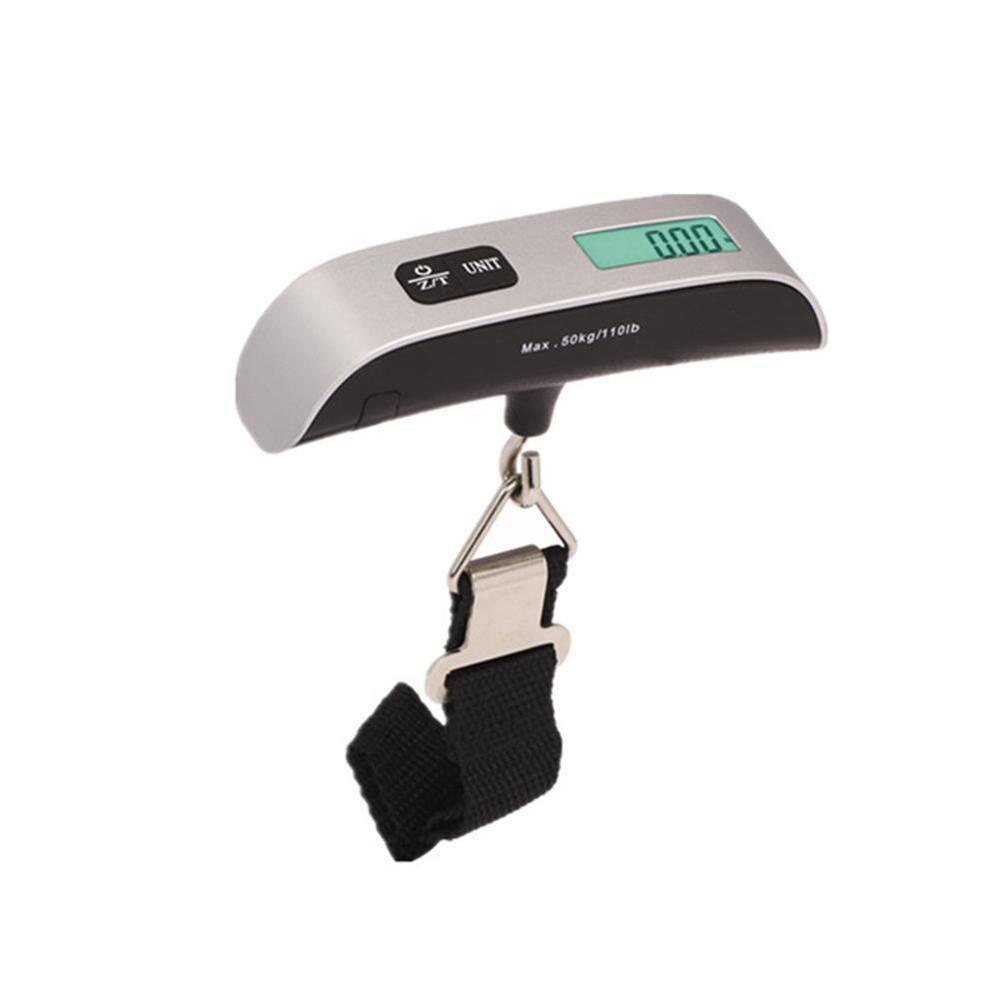 110lb / 50kg Portable Digital Electronic Luggage Scale Luggage Weigh LCD Bag Travel Balance Weight Scale Scales Suitcase Ha J4N7