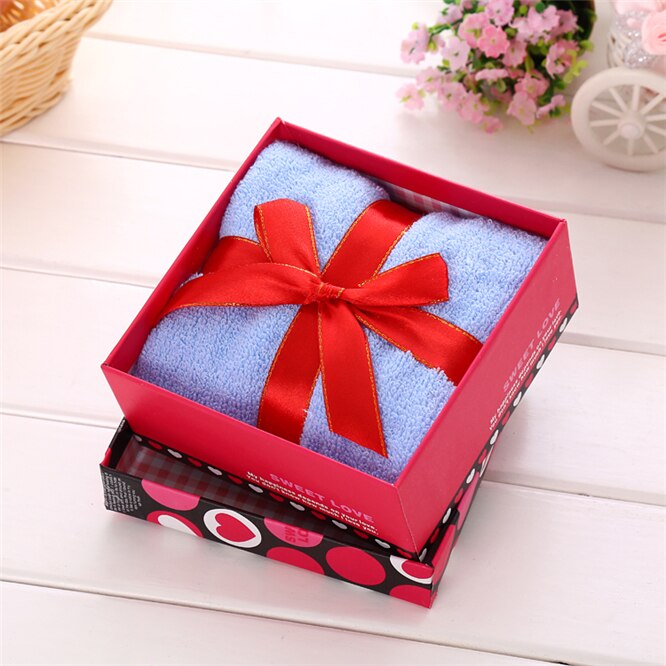 35*72cm handtuch exquisit verpackung Kasten Kreative handtuch Lehrer &#39;Tag Valentinstag murmeln der Schild Geburtstag hochzeit Party