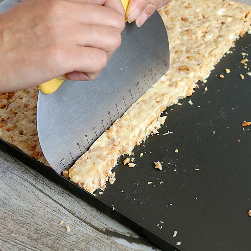 Taikina kaavin leikkuri keittiö leivonnainen kakku pizza leikkaustyökalu taikinaleikkuri taikina leikkuri kaavin taikina penkki kaavin