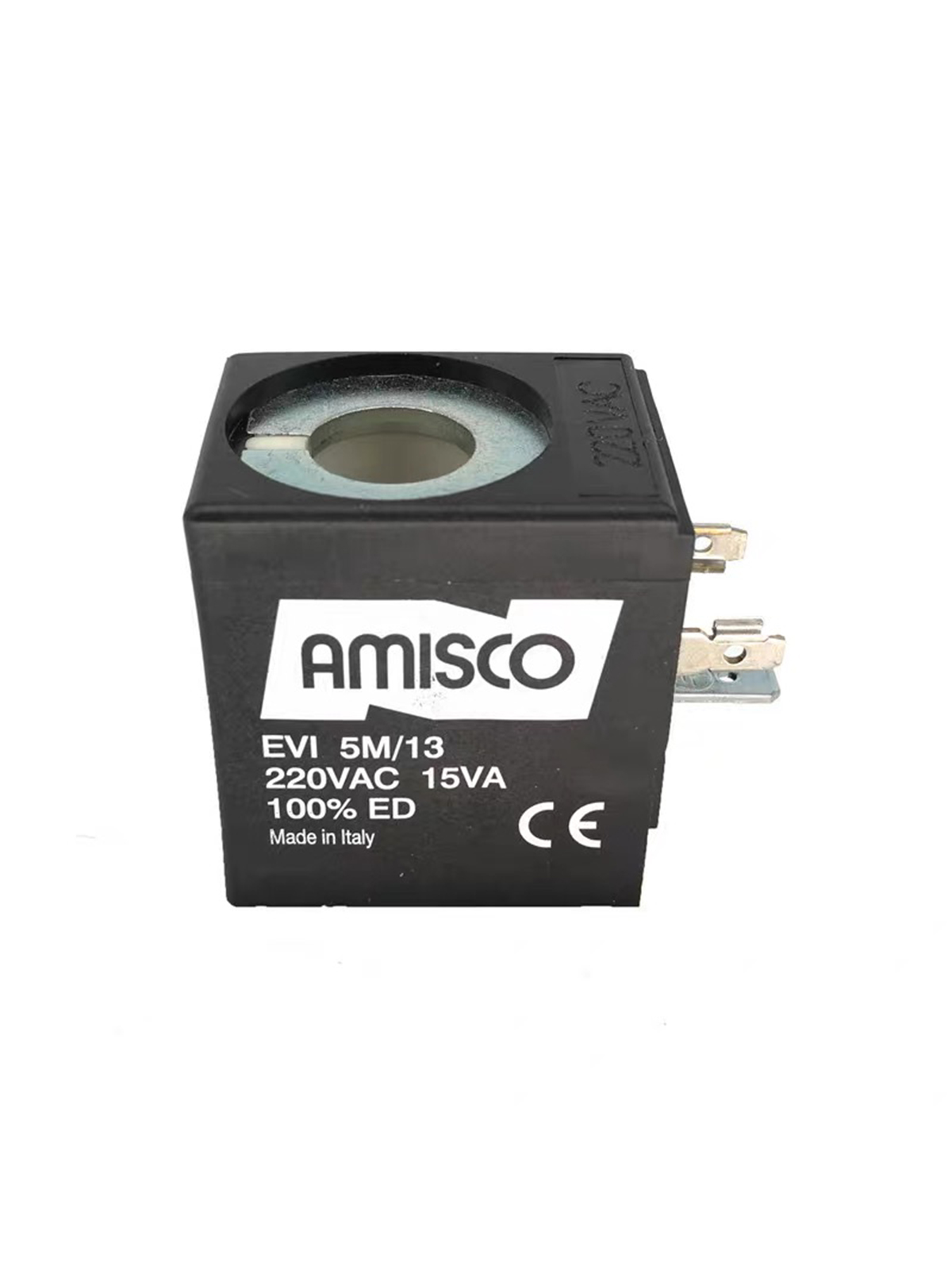 opprinnelig amisco evi 5m/13 ac220v evi 5m/13 magnetventilspole evi 5 c 13 dc24v evi 5 c 13 indre åpning: 13mm høyde: 40mm