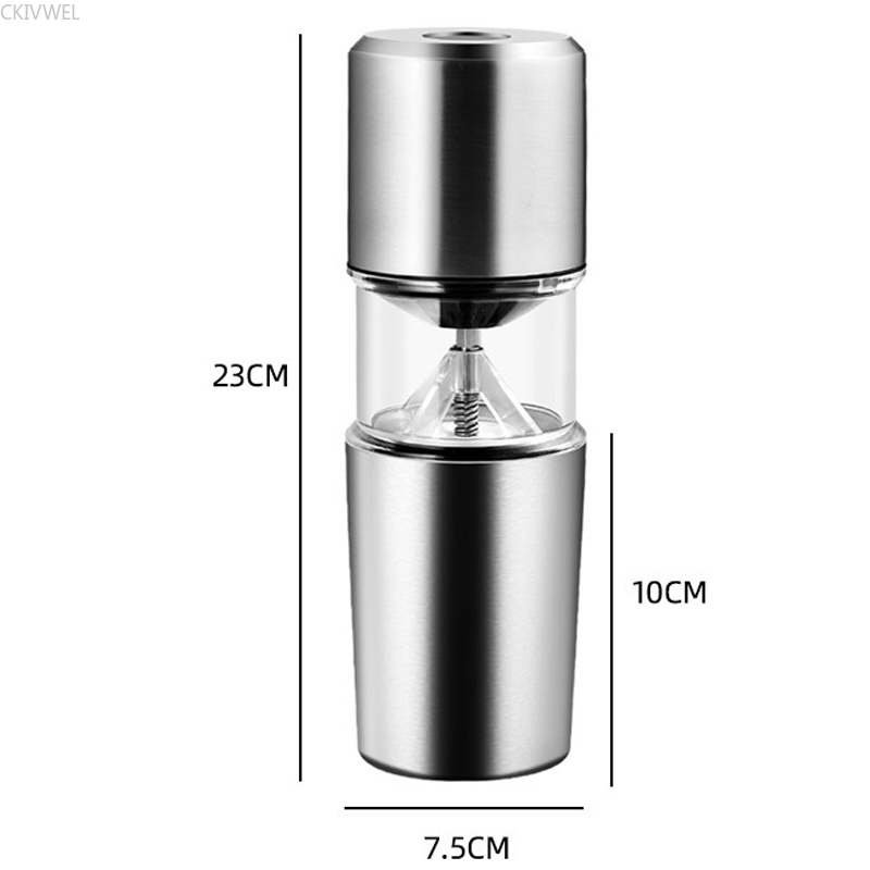 Electric Coffee Grinder Mini Portable Travel Cafe Electrico Grinder Machine Metal Steel Coffee Maker Espresso With Grinder