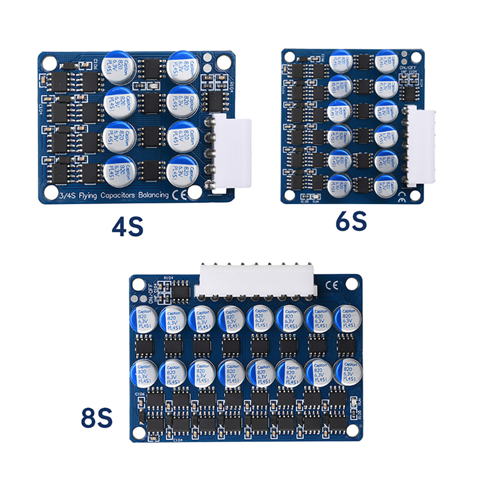 BMS 4S 6S 8S 3A Balans Li-Ion Lifepo4 LTO Lithiumbatterij Actieve Equalizer Balancer Board Condensator egaliseren Plaat