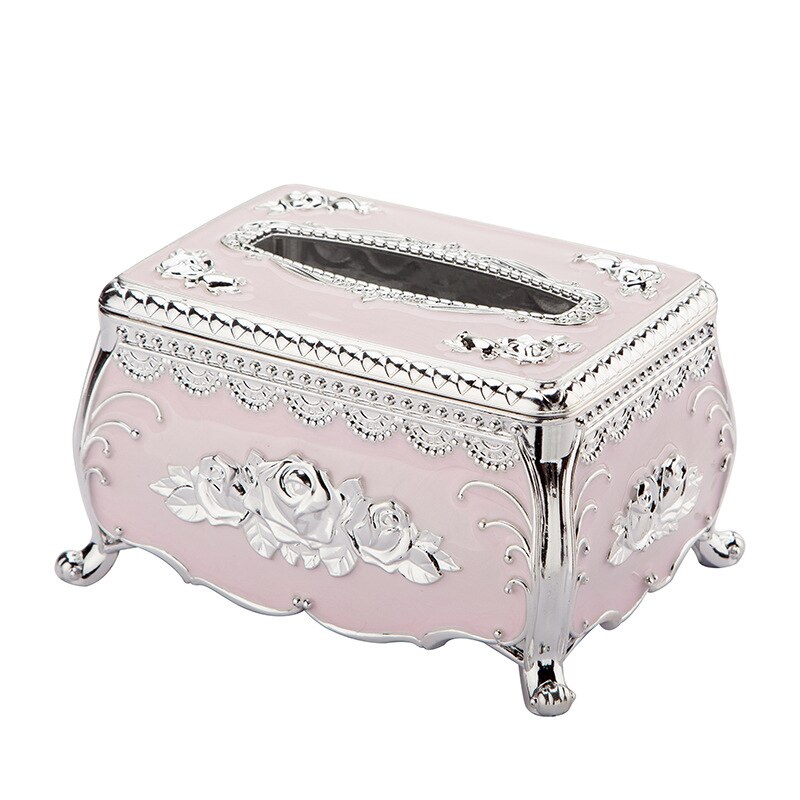 Europese Stijl Acryl Tissue Box Luxe Ktv Hotel Tissue Doos Tissue Rek Bureau Accessoires Home Office Bar Desktop Tissue