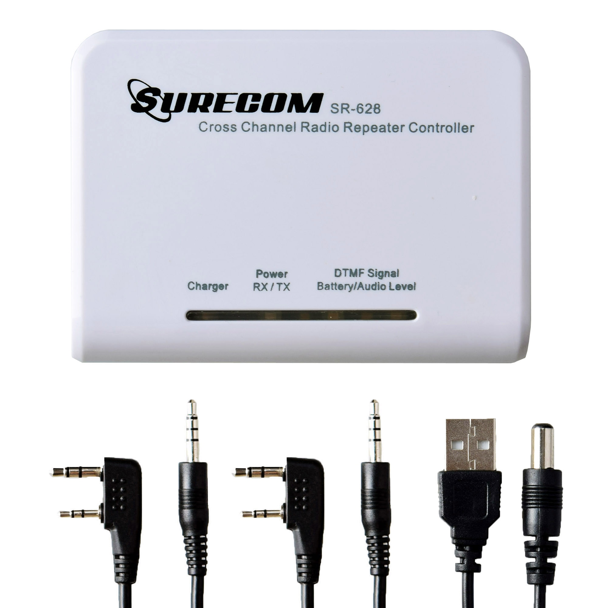 Surecom sr -628 controller cross channel band duplex repeater controller til walkie talkie tovejs radio med usb strømkabel