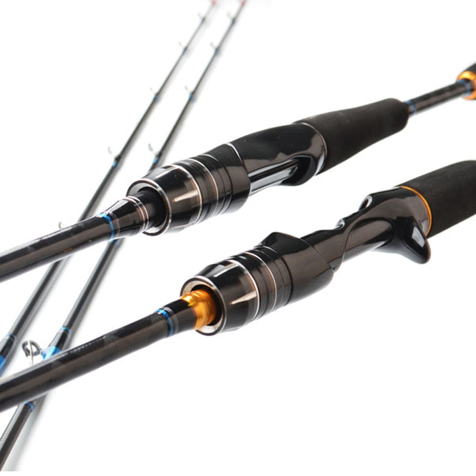 TOMA Fast Action Sea Light Jigging Fishing Rod Casting 1.8m 1.98m 2.1m 2 section MH 50-180g Spinning Boat Fishing Rod Carbon