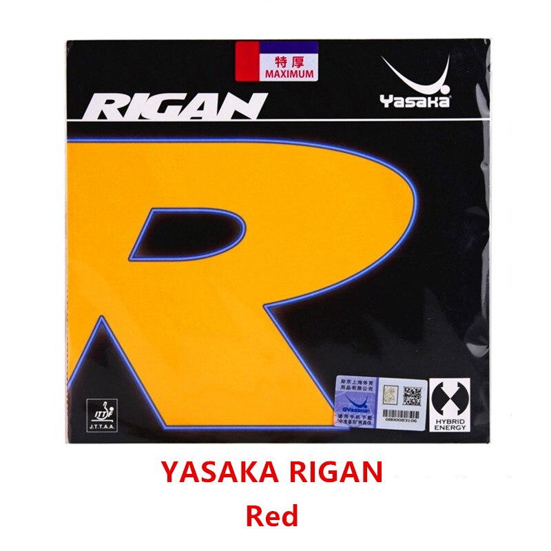 YASAKA RIGAN Table Tennis Rubber Hybrid Energy Quick attack made in Germany with sponge ping pong tenis de mesa: Rigan Red