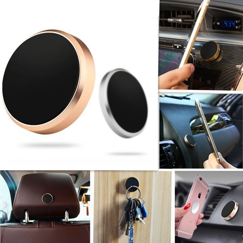 Car Phone Holder Magnetic Universal Magnet Phone Mount for iPhone X Xs Max Samsung in Car Mobile Cell Phone Holder Stand sticker